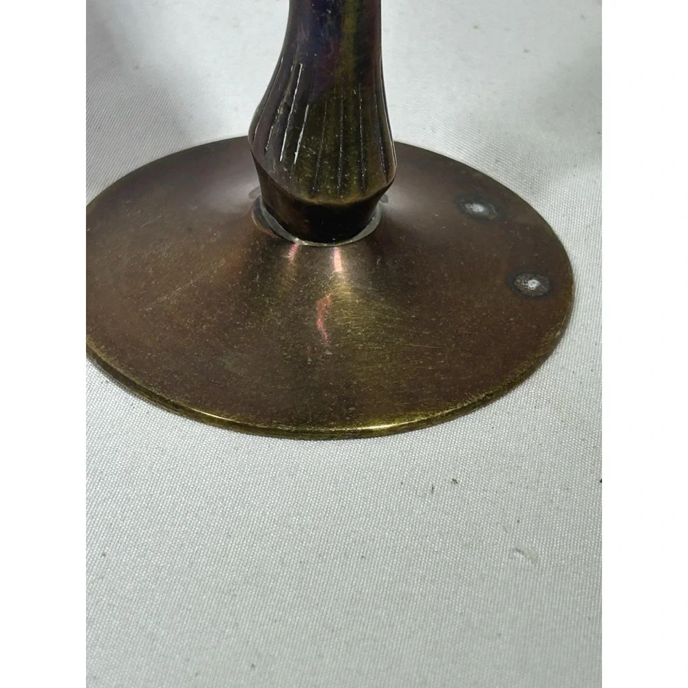 Vintage Brass Bird Phoenix Cup Goblet Wine MCM Mid Century 8